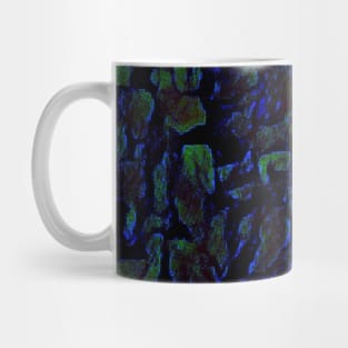 Dragon scales green and blue Mug